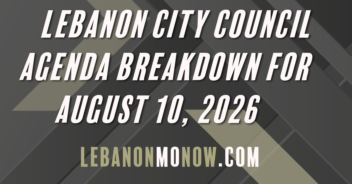     Lebanon City Council to Consider Downtown Tax Levy, Golf Course Name Change Monday