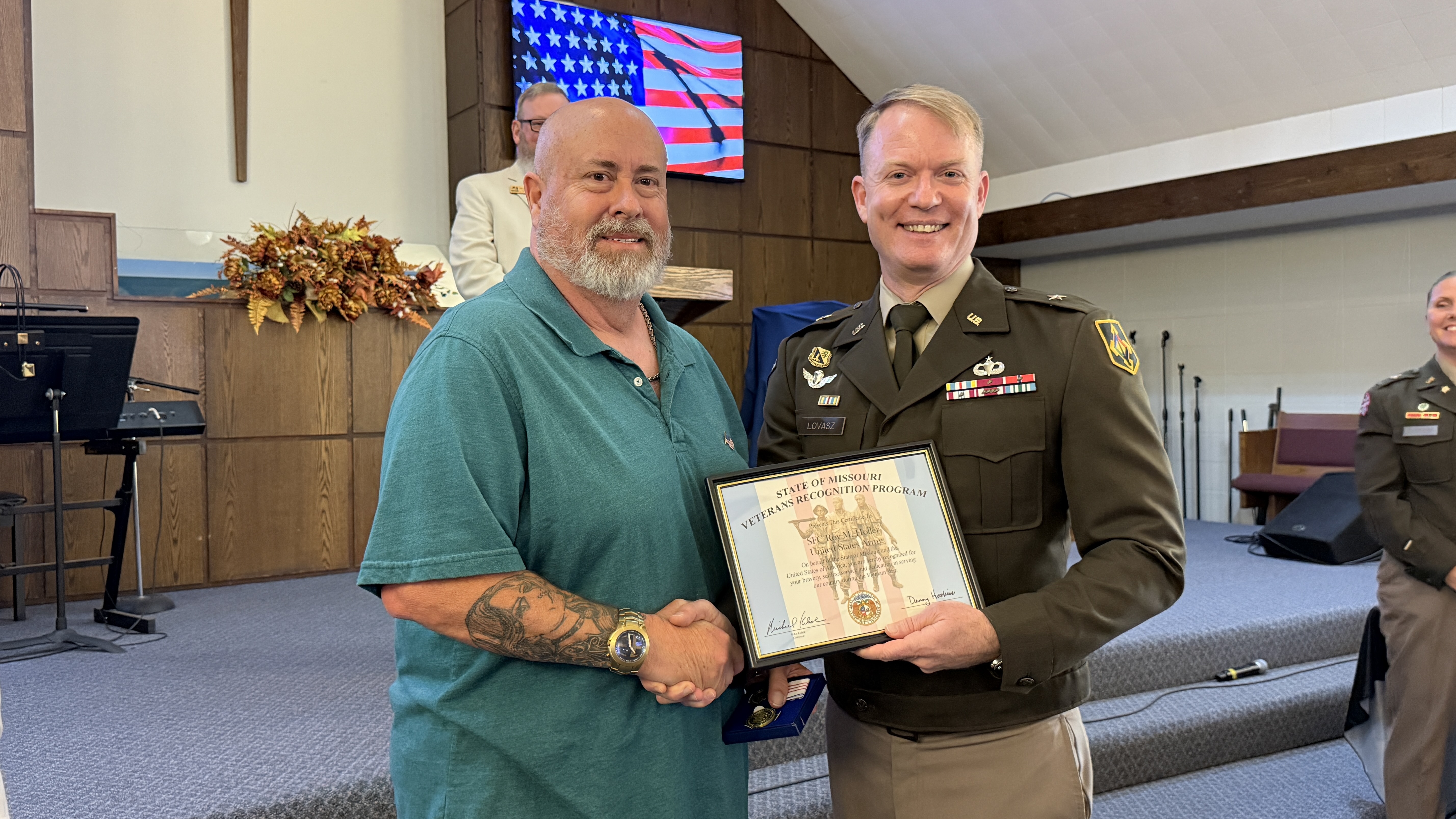 Nearly 70 Missouri Veterans and Families Honored During War Medallions Ceremony in Richland — Lebanon Now