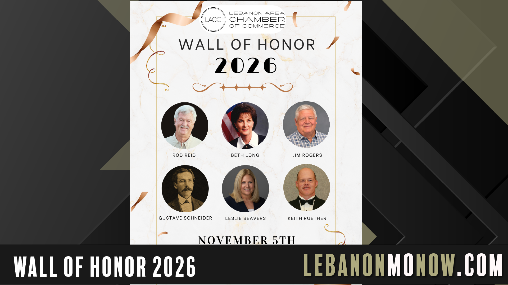 Lebanon Area Chamber of Commerce Announces 2026 Wall of Honor Inductees