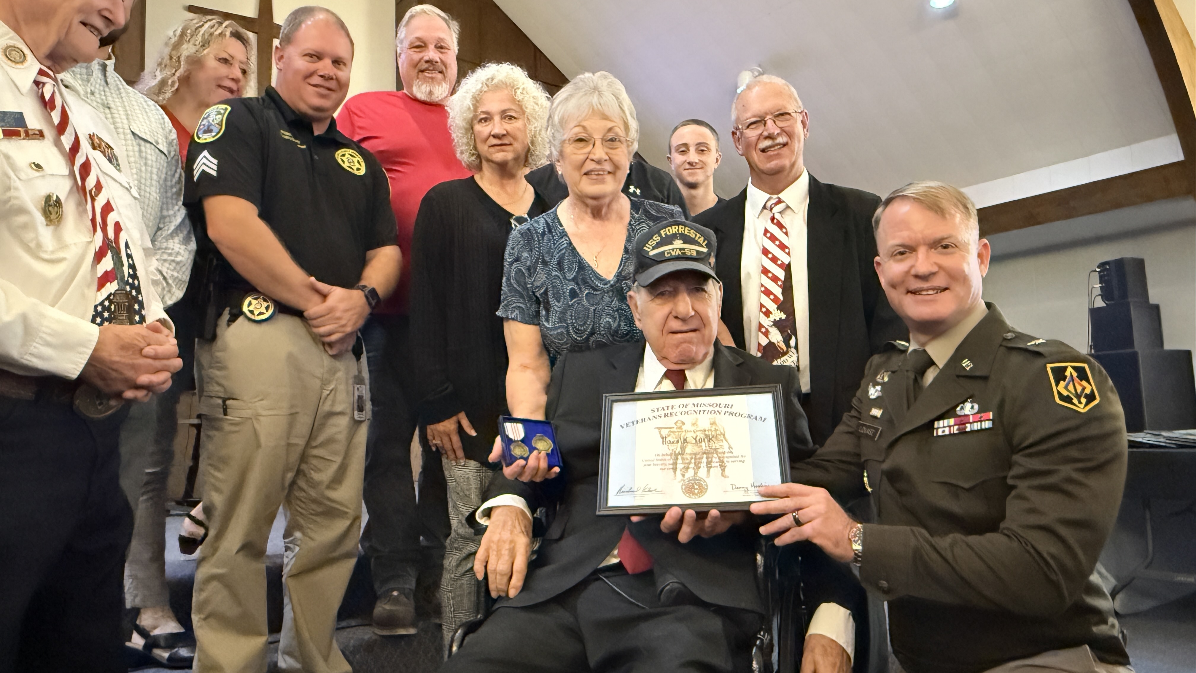 Nearly 70 Missouri Veterans and Families Honored During War Medallions Ceremony in Richland