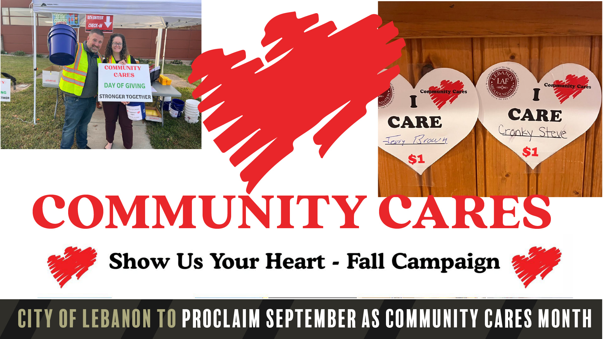 City of Lebanon to Proclaim September as Community Cares Month