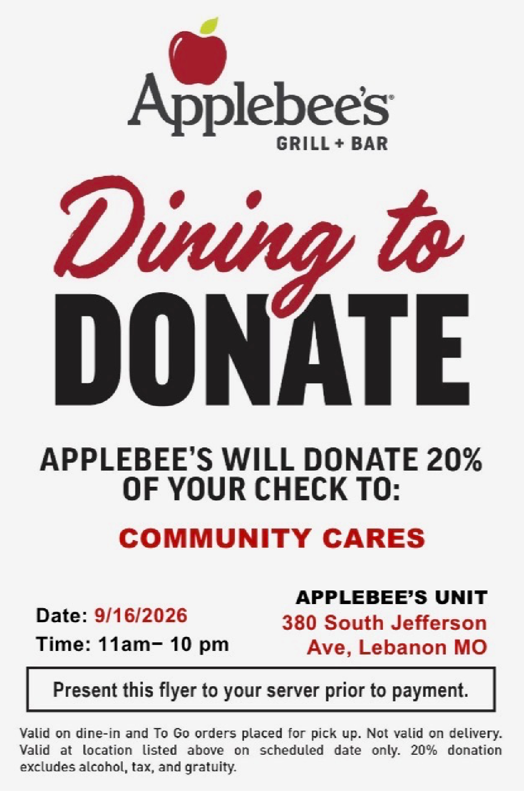 Community Cares Month of Giving Returns With a Full September of Ways to Give Back — Lebanon Now