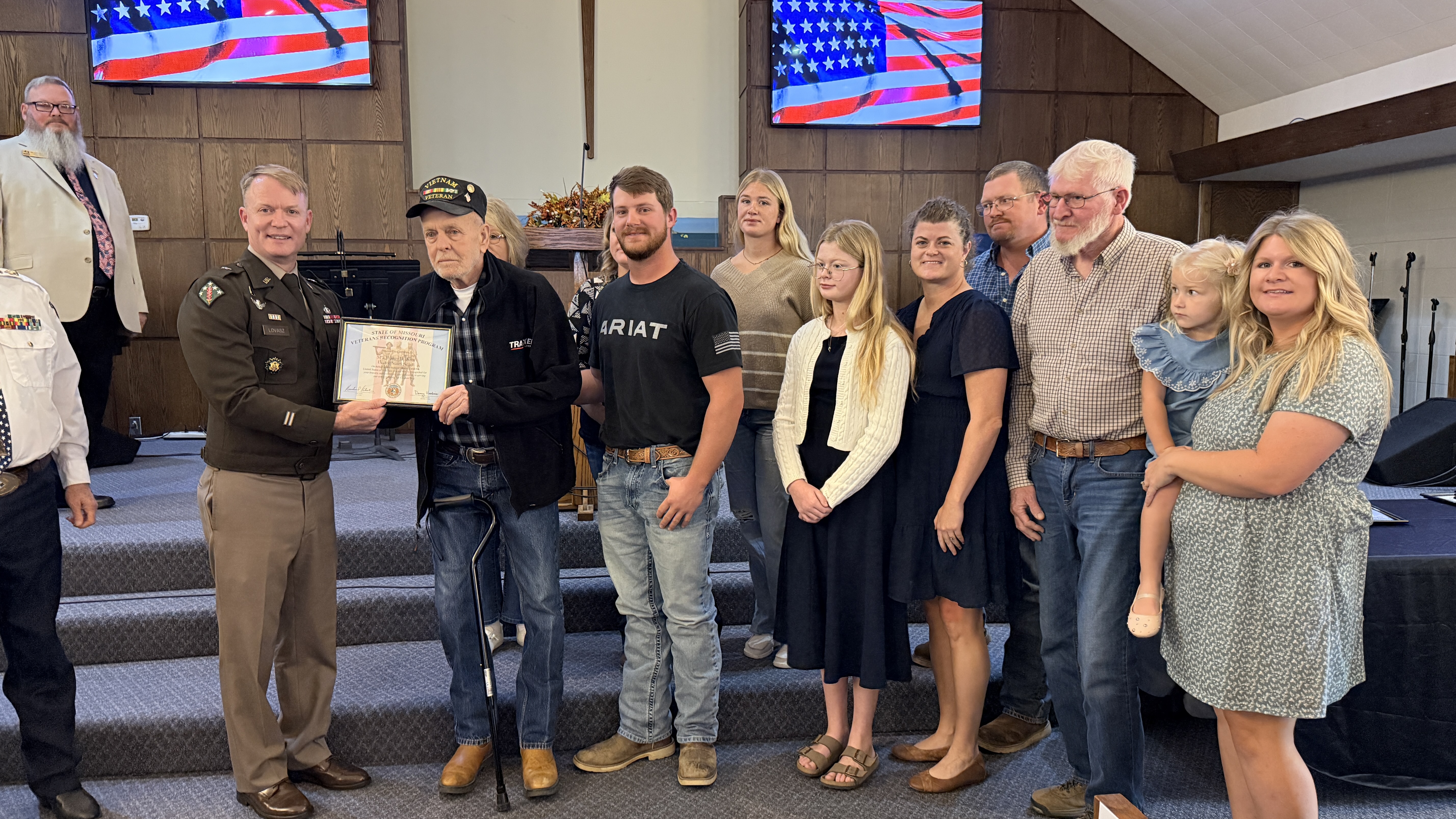 Nearly 70 Missouri Veterans and Families Honored During War Medallions Ceremony in Richland — Lebanon Now