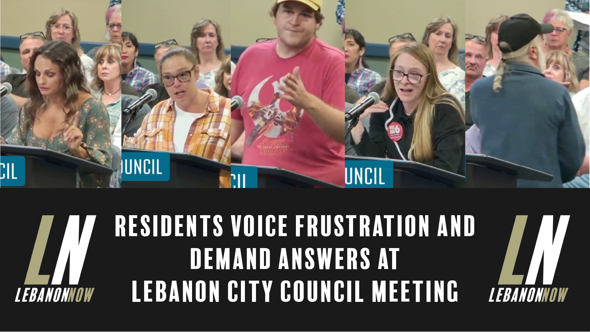 Residents Voice Frustration and Demand Answers at Lebanon City Council Meeting